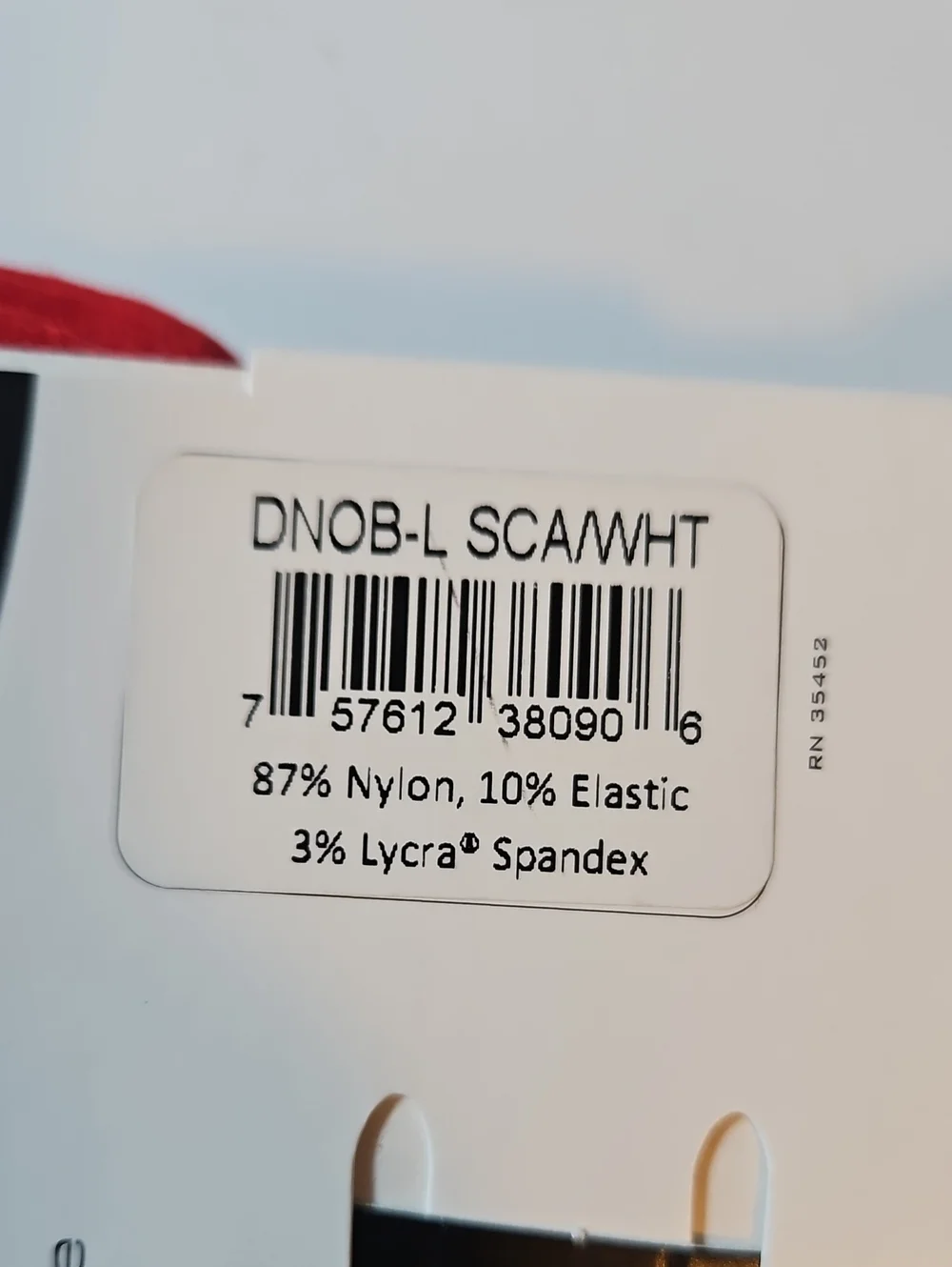 Red And White Sport Sock